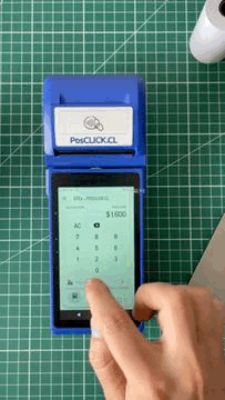 Posclick en acción — emitiendo boleta electrónica